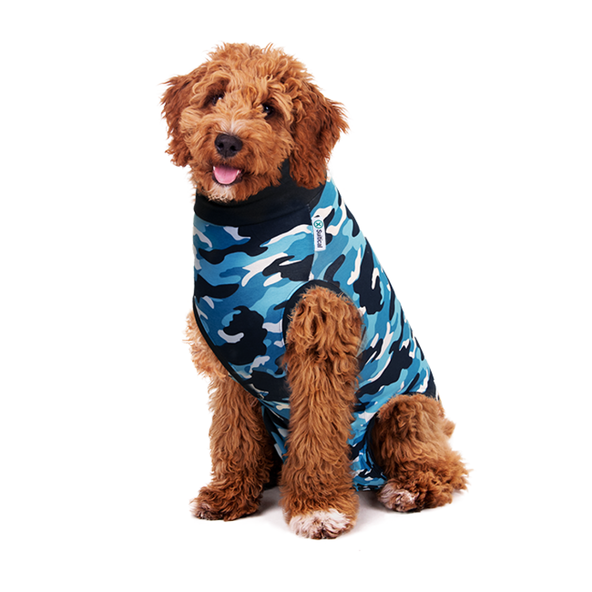 Suitical Recovery Suit for Dogs Black Large 
